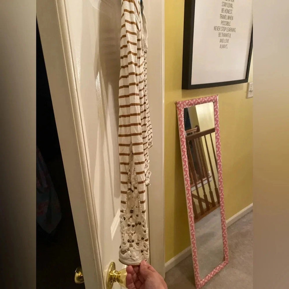 Free People lace sleeve long sleeve shirt x small - Picture 4 of 7